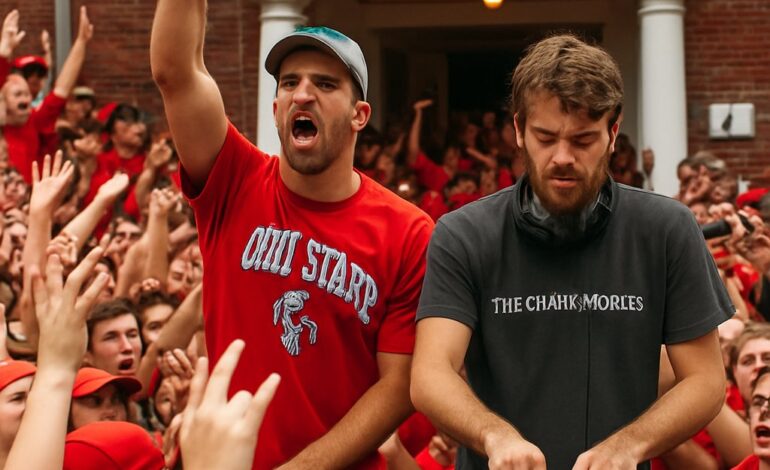 The Chainsmokers Ignite Surprise SAE House Set At Ohio State Before Buckeyes vs. Longhorns