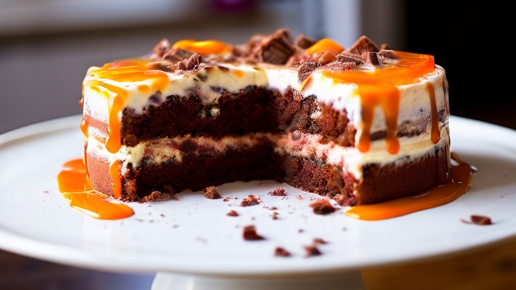 Tiffani Thiessen Bakes a Naked Cake, Then Eats It… Naked