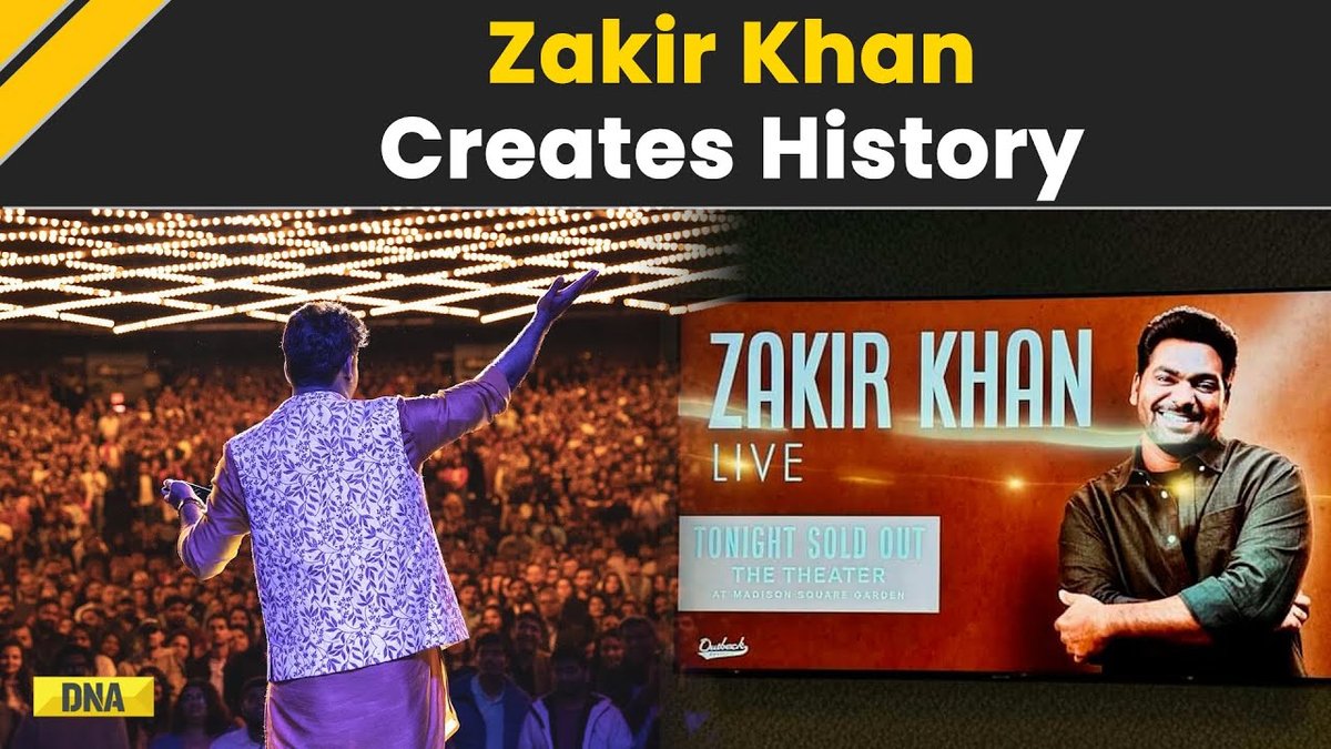 Zakir Khan Makes Comedy History: First Hindi Headliner at Madison Square Garden on Massive North America Tour