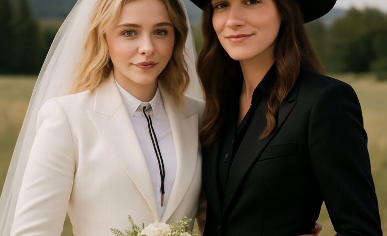 Chloë Grace Moretz Marries Kate Harrison in Louis Vuitton Line-Dancing Labor Day Wedding