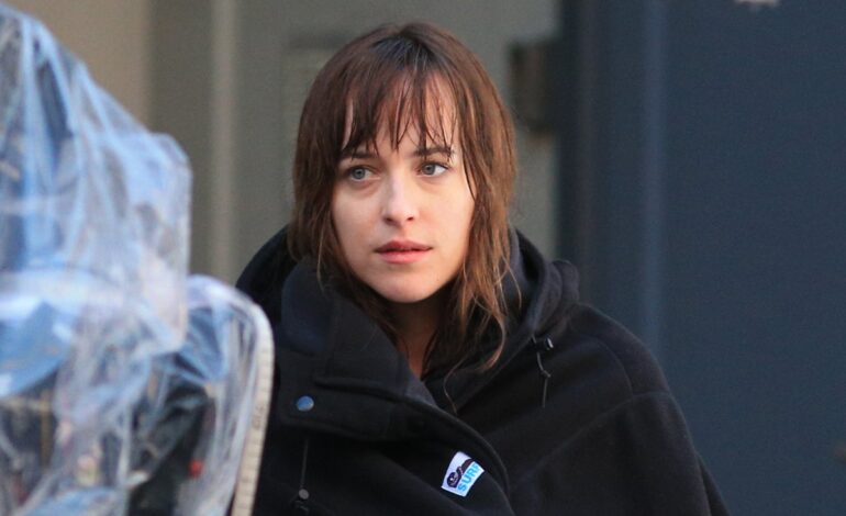 Dakota Johnson Goes Full Sheer for Kering Dinner, Because Subtlety Went Out With 2020