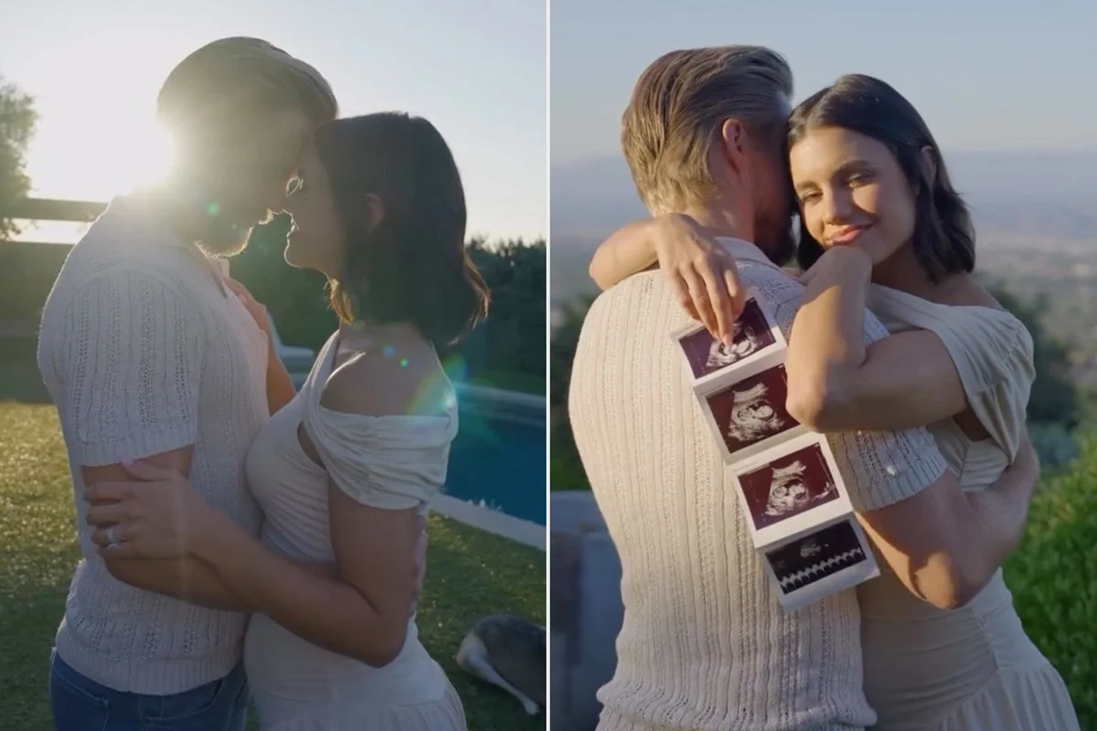 Derek Hough Celebrates Hayley Erbert’s Growing Baby Bump with Dreamy Clips and Cherished Vows