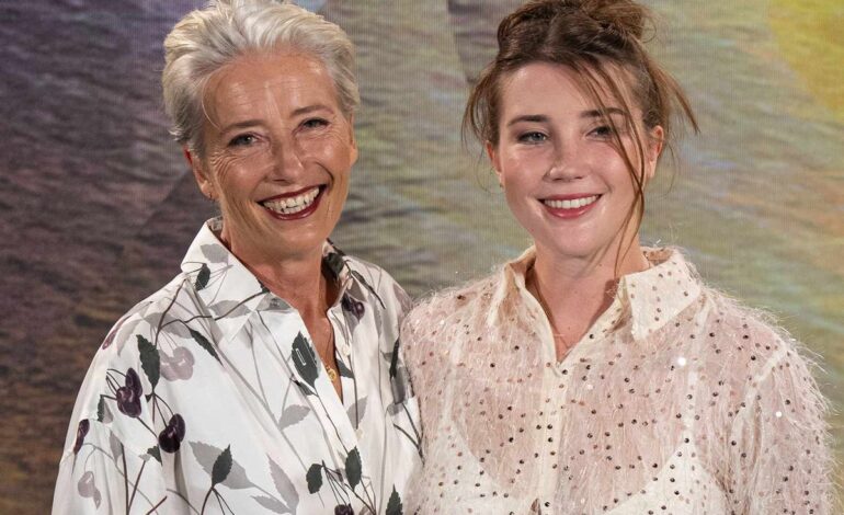 Hollywood Royalty: Emma Thompson and Daughter Gaia Shine on the Red Carpet