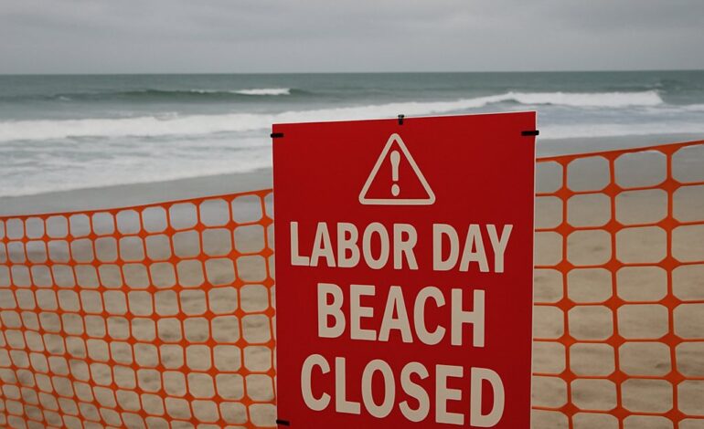 Labor Day Beach Closures: Fecal Contamination Spurs Coast-to-Coast Warnings And Shutoffs