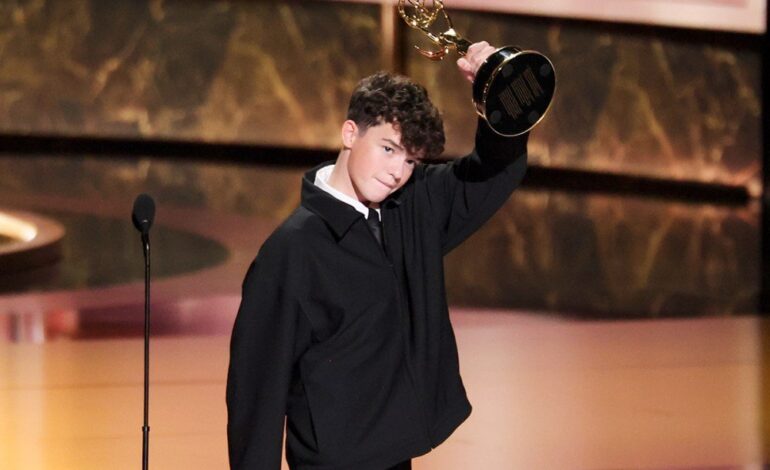 Owen Cooper Makes History at Emmys 2025, Teen Stirringly Snags Youngest Male Win in History