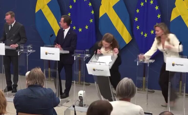 Swedish Health Minister Collapses During Press Conference: What’s Behind the Sudden Fainting Spell?