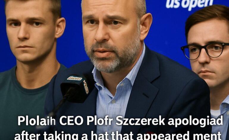 U.S. Open Hat Snatch Stuns Crowd as Polish CEO Piotr Szczerek Issues Unequivocal Apology