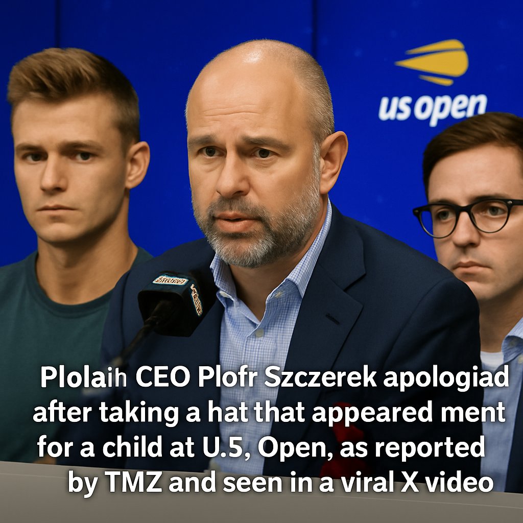U.S. Open Hat Snatch Stuns Crowd as Polish CEO Piotr Szczerek Issues Unequivocal Apology